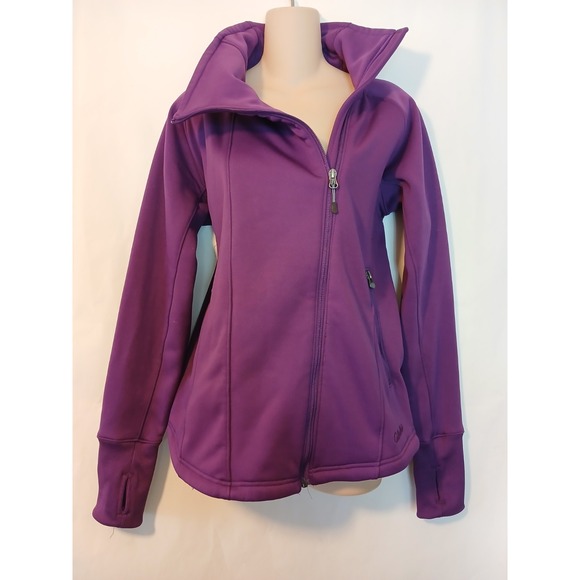Cabela's Jackets & Blazers - Cabela's Womens Purple Athletic Outdoor Walking Jacket Zip Pockets Large  D132